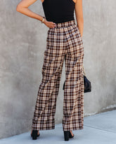 Totally Clueless Plaid Wide Leg Pants